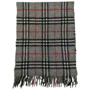 Gebruikte sjaal Burberry Vintage , Gray , Dames