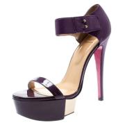 Pre-owned Sandalen Versace Pre-owned , Purple , Dames