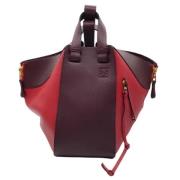 Rode Leren Loewe Handtas - Uitstekende Staat Loewe Pre-owned , Red , D...