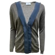 Pre-owned Wool tops Prada Vintage , Gray , Dames