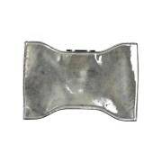 Pre-owned Leather clutches Alexander McQueen Pre-owned , Gray , Unisex