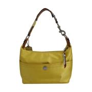 Pre-owned Polyester handbags Coach Pre-owned , Yellow , Dames