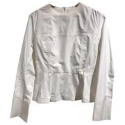 Pre-owned Cotton tops Celine Vintage , White , Dames