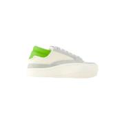 Pre-owned Leather sneakers Yohji Yamamoto Pre-owned , White , Dames