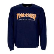 Sweatshirt Thrasher , Blue , Heren
