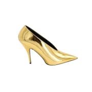 Pre-owned Leather heels Stella McCartney Pre-owned , Yellow , Dames