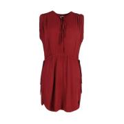 Pre-owned Cotton dresses Isabel Marant Pre-owned , Red , Dames