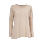 Wollen, Zijden en Kasjmier Gebreide Trui Le Tricot Perugia , Beige , D...