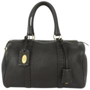 Voldoende lederen handtassen Fendi Vintage , Black , Dames