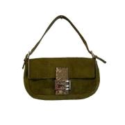 Pre-owned Pony hair fendi-bags Fendi Vintage , Green , Dames