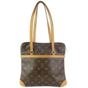 Vintage Boodschappentas Louis Vuitton Vintage , Brown , Dames