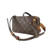 LV Tassen van Gecoat Canvas Louis Vuitton Vintage , Brown , Dames