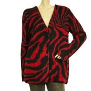 Pre-owned Wool tops Yves Saint Laurent Vintage , Red , Dames