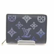 Pre-owned Leather wallets Louis Vuitton Vintage , Blue , Unisex