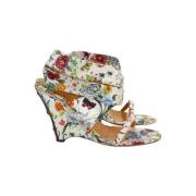 Pre-owned Fabric heels Gucci Vintage , Multicolor , Dames