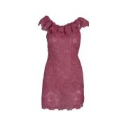 Pre-owned Cotton dresses Miu Miu Pre-owned , Pink , Dames