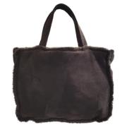 Pre-owned Wool handbags Chanel Vintage , Black , Dames