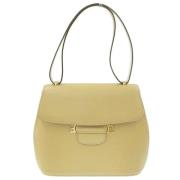 Pre-owned Leather shoulder-bags Bally Pre-owned , Yellow , Dames