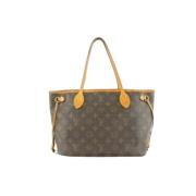 Vintage Boodschappentas Louis Vuitton Vintage , Brown , Dames