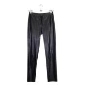 Pre-owned Polyester bottoms Isabel Marant Pre-owned , Black , Dames