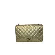 Pre-owned Leather chanel-bags Chanel Vintage , Yellow , Dames