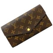 Pre-owned Fabric wallets Louis Vuitton Vintage , Brown , Unisex