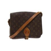 Pre-owned Canvas louis-vuitton-bags Louis Vuitton Vintage , Brown , Da...