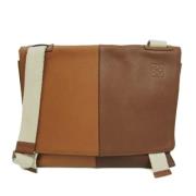 Pre-owned Leather shoulder-bags Loewe Pre-owned , Brown , Dames