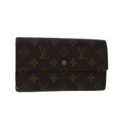 Pre-owned Canvas wallets Louis Vuitton Vintage , Brown , Dames