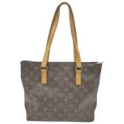 Monogram Tote Tas Louis Vuitton Vintage , Brown , Dames