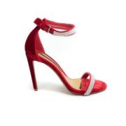 Pre-owned Velvet heels Alexandre Vauthier Pre-owned , Red , Dames