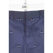 Tweedehands katoenen broeken-shorts-rokken Fendi Vintage , Blue , Dame...