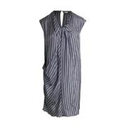 Pre-owned Silk dresses Marni Pre-owned , Gray , Dames