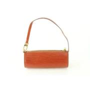 Tweedehands schoudertas Louis Vuitton Vintage , Orange , Dames