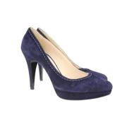 Pre-owned Pumps Prada Vintage , Blue , Dames