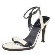 Tijdloze leren sandalen Gucci Vintage , White , Dames