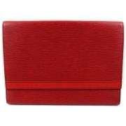 Tweedehands koppeling Louis Vuitton Vintage , Red , Dames