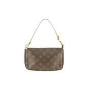 Monogram Pochette Accessoires Tas Louis Vuitton Vintage , Brown , Dame...