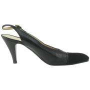 Tijdloze leren pumps voor vrouwen Chanel Vintage , Black , Dames