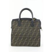 Pre-owned Canvas fendi-bags Fendi Vintage , Brown , Dames