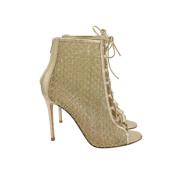 Pre-owned Laarzen Gianvito Rossi Pre-owned , Yellow , Dames