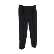 Pre-owned Wool bottoms Saint Laurent Vintage , Black , Dames