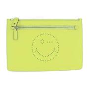 Pre-owned Leather handbags Anya Hindmarch Pre-owned , Yellow , Unisex
