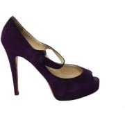 Pre-owned Sandalen Christian Louboutin Pre-owned , Purple , Dames