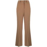 Wide Trousers Alberto Biani , Brown , Dames