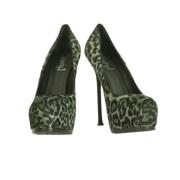 Pre-owned Pumps Saint Laurent Vintage , Green , Dames