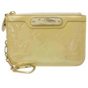 Tweedehands portemonnees Louis Vuitton Vintage , Beige , Dames