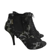 Pre-owned Canvas boots Givenchy Pre-owned , Black , Dames