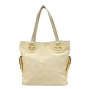 Pre-owned Canvas shoulder-bags Salvatore Ferragamo Pre-owned , Yellow ...