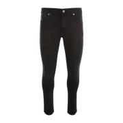 Skeith Jeans Five Pockets Super Slim Department Five , Black , Heren